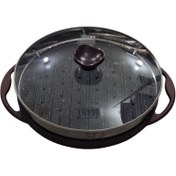 تصویر گریل گرد سام ست با درب پیرکس 