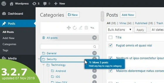 خرید و قیمت دانلود افزونه وردپرس WordPress Real Category Management | ترب