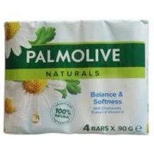 تصویر صابون پالمولیو مدل Balance Softness مناسب انواع پوست بسته ۴ عددی ۹۰ گرمی 
