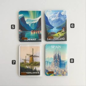 تصویر جلد پاسپورت طرح کشور های جهان 