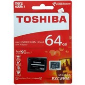 تصویر کارت حافظه MicroSDHC Class10 U3 مارک Toshiba ظرفیت 64GB 