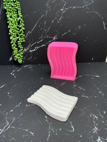 تصویر قالب سیلیکونی زیرلیوانی موج 