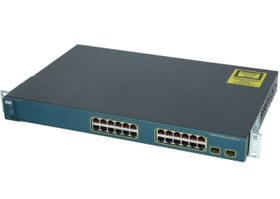 تصویر سوئیچ سیسکو مدل WS-C3560-24PS-S استوک Cisco WS-C3560-24PS-S 24Port Switch Stock