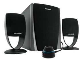 تصویر اسپیکر میکرولب MicroLab M-580 EX MicroLab M-580 EX Speaker 2.1Subwoofer System With Built-in Amplifier