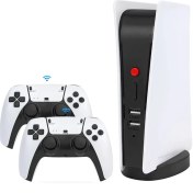 تصویر کنسول بازی کلاسیک 4K مدل PS5 با دسته بازی بی سیم Game 2.4 Wireless Game Console 4K Classic - PS5 Style