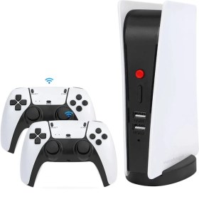 تصویر کنسول بازی کلاسیک 4K مدل PS5 با دسته بازی بی سیم Game 2.4 Wireless Game Console 4K Classic - PS5 Style