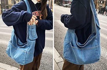 تصویر ساک خرید توت بگ جین وارداتی 