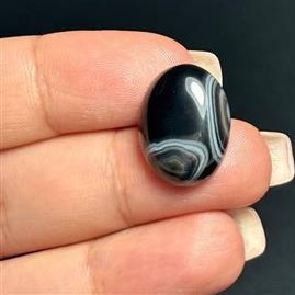 تصویر نگین سنگ اونیکس سلیمانی معدنی کد60085 