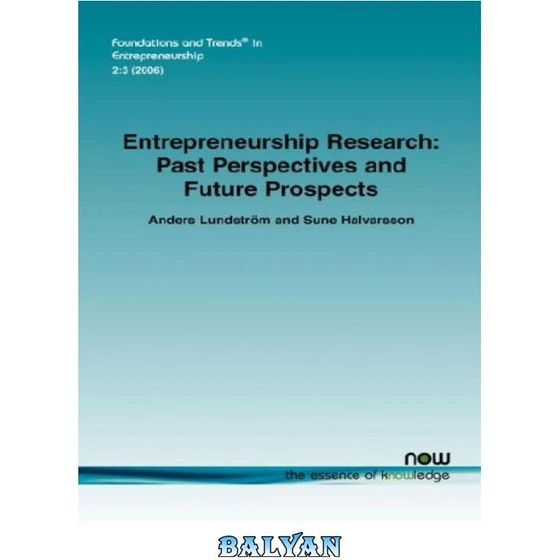 Entrepreneurship Research Foundations And entrepreneurship research foundations and