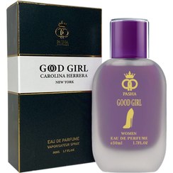تصویر عطر ادوپرفیوم زنانه پاشا مدل گود گرل حجم ۵۰ میل تلخ 