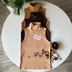 تصویر تاپ حلقه ای یقه اسکی 