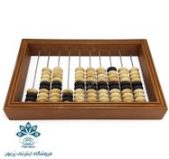 تصویر چرتکه 10 میل چوبی دست ساز 