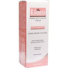 تصویر شوینده کرمی صورت الارو حاوی پرو ویتامین B5 حجم 150 میلی لیتر ELLARO PRO VITAMINE B5 FACIAL CREAMY CLEANSER 150ML