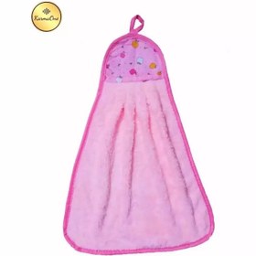 تصویر حوله آشپزخانه طرح سیب مدل M-75 سایز ۲۵x۳۰ سانتی متر 