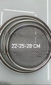 تصویر توری روغن گیر پایه دار استیل آهنربا نگیر سایز ۲۲، ۲۵، ۲۸ سانت - ۲ 