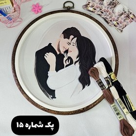 تصویر پک آماده گلدوزی با دست شماره 15 