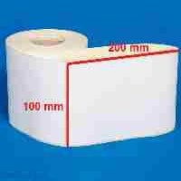 تصویر لیبل کاغذی تاپ لیبل تک ردیف 100x200 100x200 Thermal Printer Paper Label