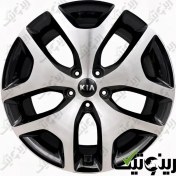 تصویر رینگ فابریک کیا اسپورتیج 19 اینچی رنگ رخ تراش مشکی 