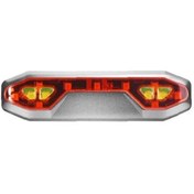 تصویر چراغ عقب دوچرخه شارژی QIXUN مدل QX-W13 با ۲۰۰ لومن و ۵ حالت نوردهی 