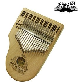 تصویر کالیمبا 17 تیغه mohabeat طرح پیانو 