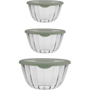 تصویر ظرف نگهدارنده ۳ عددی 3-piece storage container