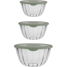 تصویر ظرف نگهدارنده ۳ عددی 3-piece storage container