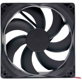 تصویر فن 12 سانتی متری 12 ولت ا 120mm 12v DC Cooling Fan 120mm 12v DC Cooling Fan