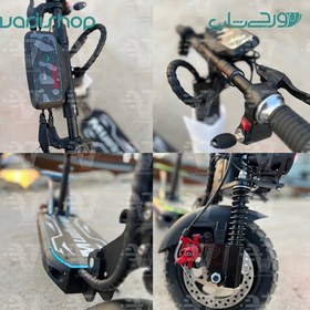 تصویر اسکوتر برقی مودی فاکس مدل E10 Pro max 13AH رنگ مشکی - مشکی Muddy Fox Electric Scooter E10 pro max 13Ah black