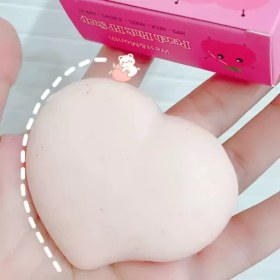 تصویر صابون سفید کننده و ضد جوش بدن با عصاره هلو وزن ۱۰ گرم 