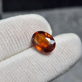 تصویر نگین سنگ طبیعی گارنت معدنی کد 34841 