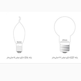 تصویر لامپ ادیسونی دکوراتیو G125 آفتابی 40وات سرپیچ معمولی(E27) 