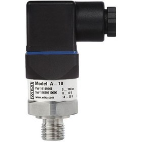 تصویر ترانسميتر فشار 0 تا 400 بار "1/4 ویکا مدل A10 Pressure Transmitter 0 ... 400 bar A-10 Wika