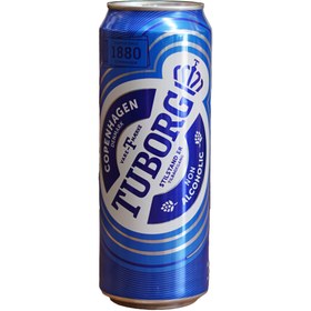 تصویر آبجو بدون الکل توبورگ آبی – Tuborg Non Alcoholic 