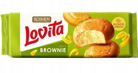 تصویر کیک براونی لاویتا روشن با طعم لیمو 152 گرم 