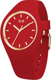 تصویر ساعت مچی زنانه آیس مدل IC016263 با بند سیلیکونی Ice-Watch - ICE Glam Colour Red - Women's Wristwatch with Silicon Strap Small (34 mm)