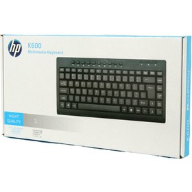 تصویر کیبورد اچ‌پی مدل K600 MINI با سیم 
