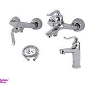 تصویر ست شیرآلات کسری مدل رابین مجموعه 4 عددی 