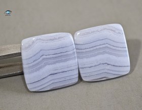 تصویر جفت عقیق آبی طبیعی 6.5 گرم 