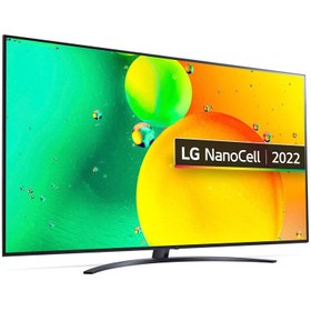 تصویر تلویزیون نانوسل ال‌جی مدل 86NANO766 LG NanoCell NANO76 86 inch TV 2022