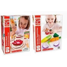 تصویر اسباب بازی های چوبی CALIMERA TOYS PANCAKE و برش سبزیجات 2LI مجموعه Hape 