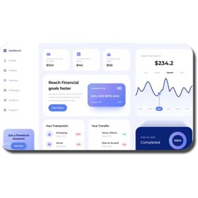 تصویر تمپلیت UI Kit داشبورد پرداخت - مجموعه رابط کاربری (UI Kit) حرفه‌ای و چند منظوره 
