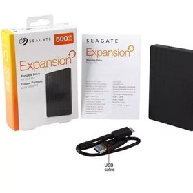 تصویر هارد اکسترنال 500 گیگ سیگیت مدل expansion با 18 ماه گارانتی SEAGATE EXPANSION HDD external 500G