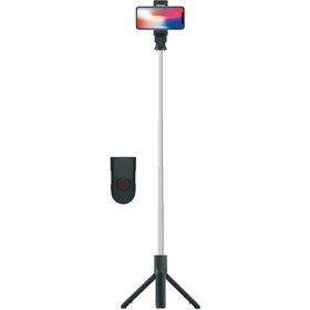 تصویر پایه مونوپاد پرودو مدل PD-BTSS-BK Porodo Bluetooth Selfie Stick PD-BTSS-BK