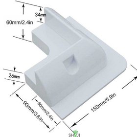 تصویر پایه نصب پنل خورشیدی ABS کمپر و کاروان SH-1175 
