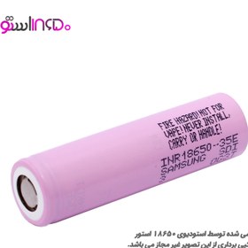 تصویر باتری 18650 لیتیوم-یون سامسونگ SAMSUNG INR18650-35E 3400mAh 8A SAMSUNG INR18650-35E 3400mAh 8A Li-Ion Battery