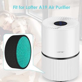 تصویر دستگاه تصفیه هوا A19 با فیلتر چهار لایه LOFTER A19 (بار آمازون) LOFTER A19 Air Purifier