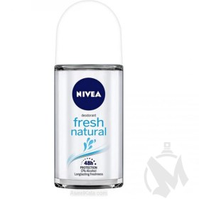 تصویر مام رول ضد تعریق زنانه نیوآ مدل فرش نچرال 50 میل Niva Fresh Natural women's Roll On Deodorant 50ml