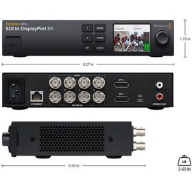 تصویر تبدیل کانور تر بلک مجیک Teranex Mini - SDI to DisplayPort 8K HDR 