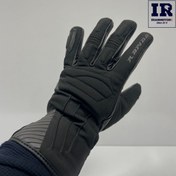 تصویر دستکش زمستانی موتور سواری راپیدو rapido قرمز مشکی ریسی 