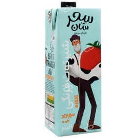 تصویر شیر استریل 125 میل توت فرنگی سحر سان 